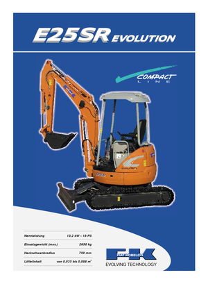 Мини екскаватори Fiat Kobelco E 25 SR
