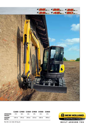 Мини екскаватори New Holland E50B SR