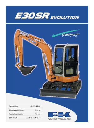 Мини екскаватори Fiat Kobelco E 30 SR