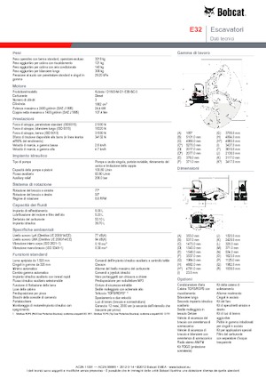 Мини екскаватори Bobcat E32