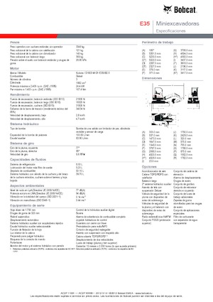 Мини екскаватори Bobcat E35