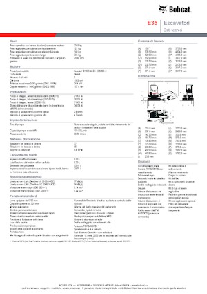 Мини екскаватори Bobcat E35