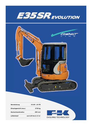 Мини екскаватори Fiat Kobelco E 35 SR