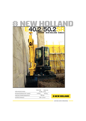 Мини екскаватори New Holland E50.2SR