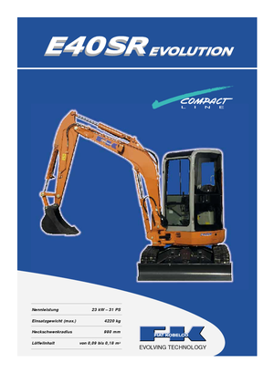 Мини екскаватори Fiat Kobelco E 40 SR