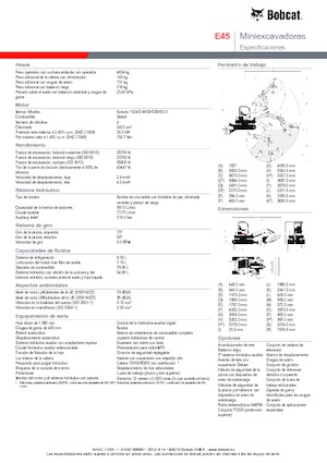 Мини екскаватори Bobcat E45