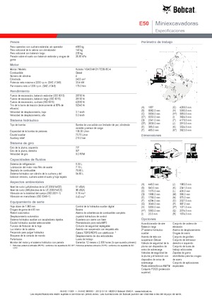 Мини екскаватори Bobcat E50z