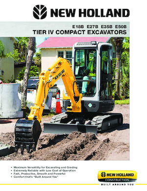 Мини екскаватори New Holland E27B