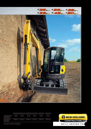 Мини екскаватори New Holland E50B