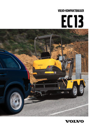 Мини екскаватори Volvo EC13XTV