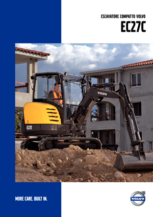Мини екскаватори Volvo EC27C