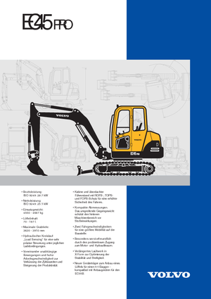 Мини екскаватори Volvo EC45 Pro