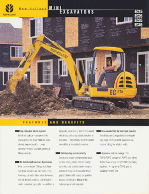 Мини екскаватори New Holland EC45