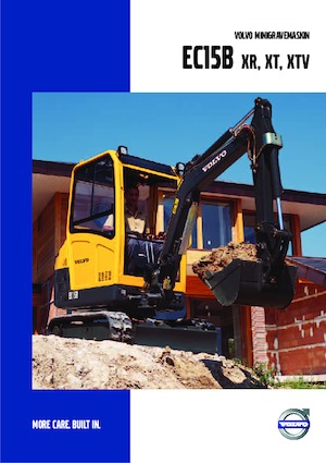 Мини екскаватори Volvo EC15B XT