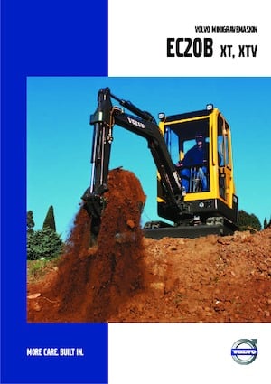 Мини екскаватори Volvo EC20B XTV