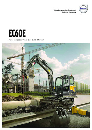 Мини екскаватори Volvo EC60E