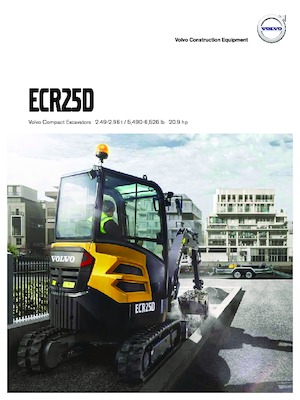 Мини екскаватори Volvo ECR25D