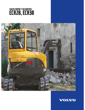 Мини екскаватори Volvo ECR28