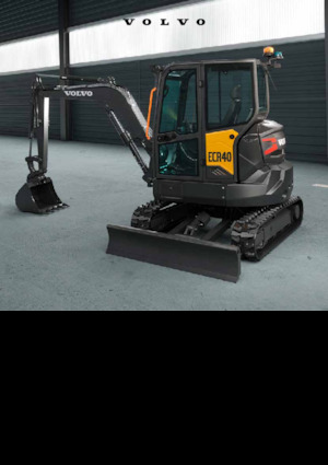 Мини екскаватори Volvo ECR40