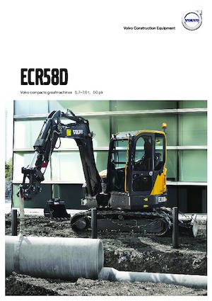 Мини екскаватори Volvo ECR58D