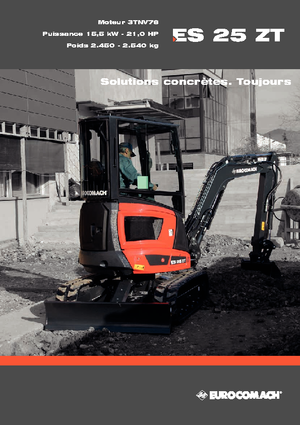 Мини екскаватори Eurocomach ES 25 ZT