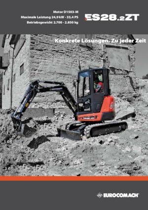 Мини екскаватори Eurocomach ES 28.2 ZT