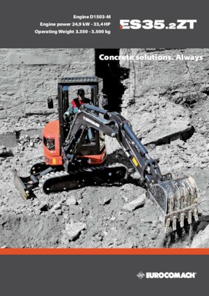Мини екскаватори Eurocomach ES 35.2 ZT