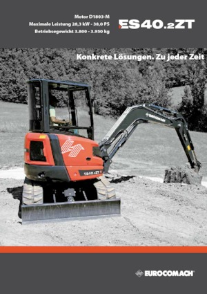 Мини екскаватори Eurocomach ES 40.2 ZT