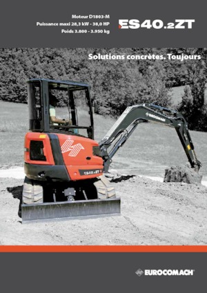 Мини екскаватори Eurocomach ES 40.2 ZT