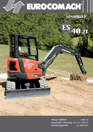 Мини екскаватори Eurocomach ES 40 ZT
