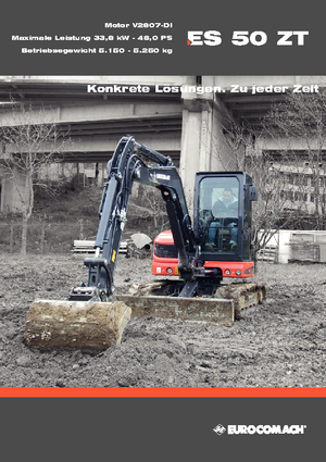 Мини екскаватори Eurocomach ES 50 ZT