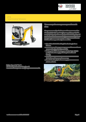 Мини екскаватори Wacker Neuson ET16