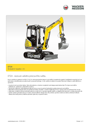 Мини екскаватори Wacker Neuson ET24