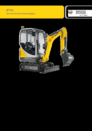 Мини екскаватори Wacker Neuson ET16