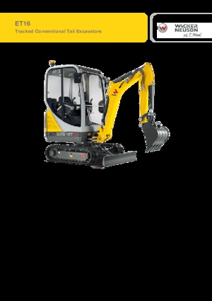 Мини екскаватори Wacker Neuson ET16