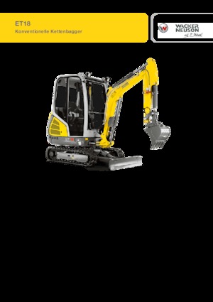 Мини екскаватори Wacker Neuson ET18