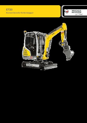 Мини екскаватори Wacker Neuson ET20