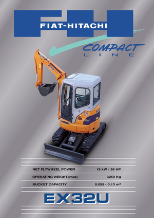 Мини екскаватори Fiat-Hitachi EX 32 U