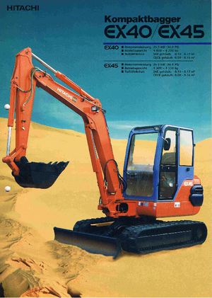 Мини екскаватори Fiat-Hitachi EX 40-2