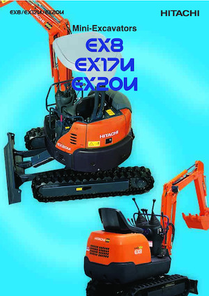 Мини екскаватори Hitachi EX20U