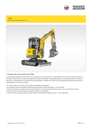 Мини екскаватори Wacker Neuson EZ28