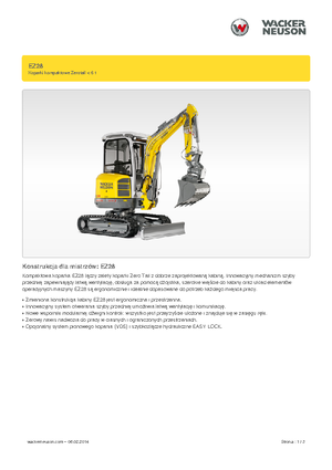 Мини екскаватори Wacker Neuson EZ28