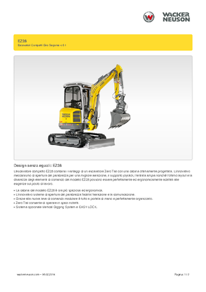 Мини екскаватори Wacker Neuson EZ28
