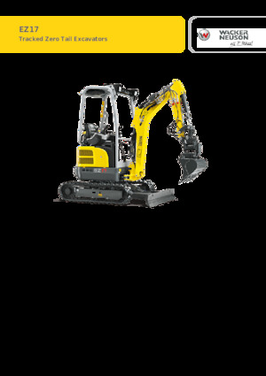 Мини екскаватори Wacker Neuson EZ17-2