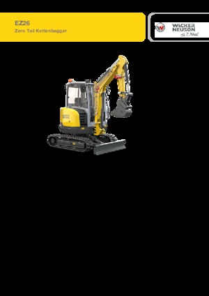 Мини екскаватори Wacker Neuson EZ26