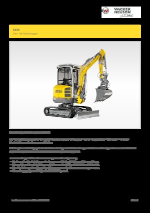 Мини екскаватори Wacker Neuson EZ28