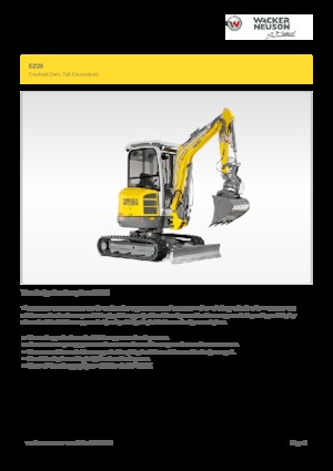 Мини екскаватори Wacker Neuson EZ28