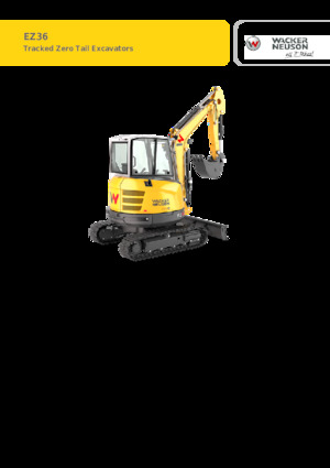Мини екскаватори Wacker Neuson EZ36