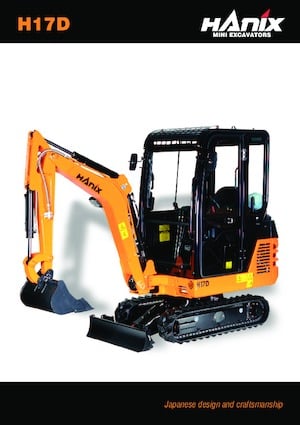 Мини екскаватори Hanix H17D