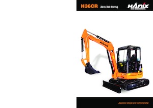 Мини екскаватори Hanix H36CR